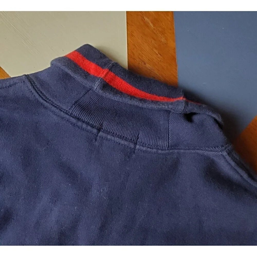 Polo‎ Ralph Lauren Sweater Boys 4/4T Navy Blue Shawl Collar Preppy Classic